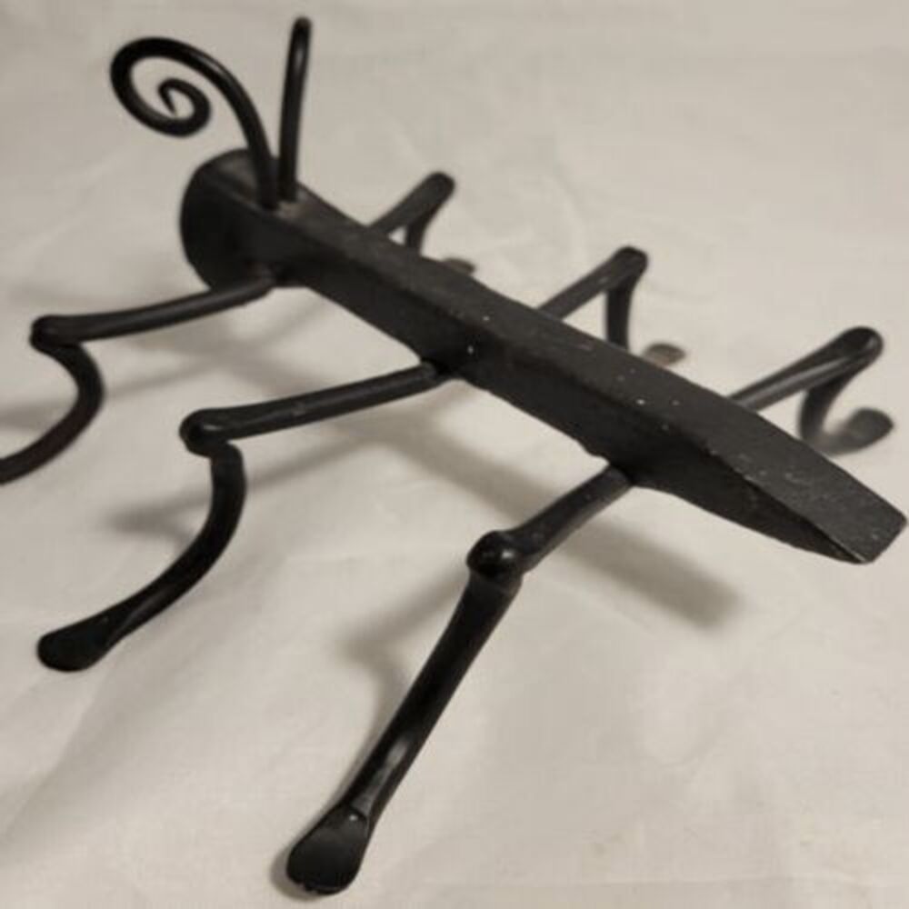 Vintage Railroad Spike Ant Metal Art Sculpture Decor Trendy Unique